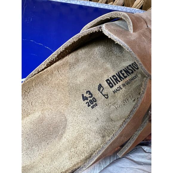 Birkenstock Boston - Tobacco Brown - Size EU 43 / US 10-10.5 - Regular Fit - NIB - Picture 5 of 6